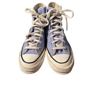 Chuck 70 converse high top canvas sneakers sky blue size men's 5 women's 7